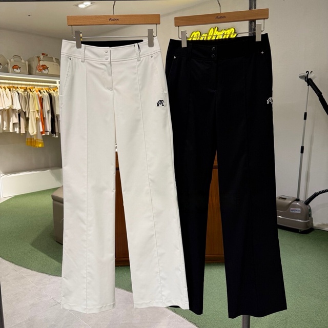 말본 여성 밴딩 바지 팬츠 2칼라