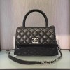 샤넬 토드백  CHANEL-7147  -블랙/램스킨/은장