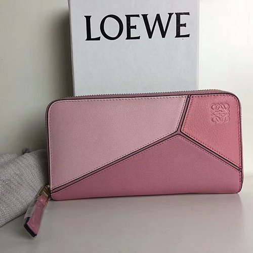 LOEWE 여성 장지갑  -핑크