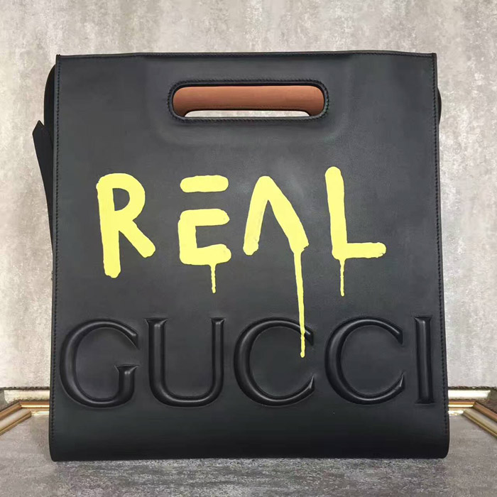구찌 고스트 프린트 토트백 Gucci-Ghost -414476  -블랙