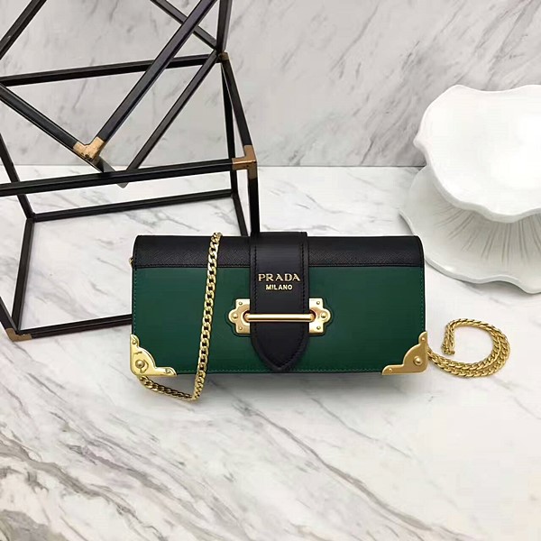 프라다 PRADA CAHIER BAG  1BF048  -그린
