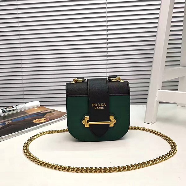 프라다 PRADA CAHIER BAG  1BF048  -그린