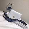 프라다 송아지 가죽 숄더백 1BD102 화이트