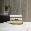 발렌티노 락스터드 스몰 가죽 숄더 백 77562 white