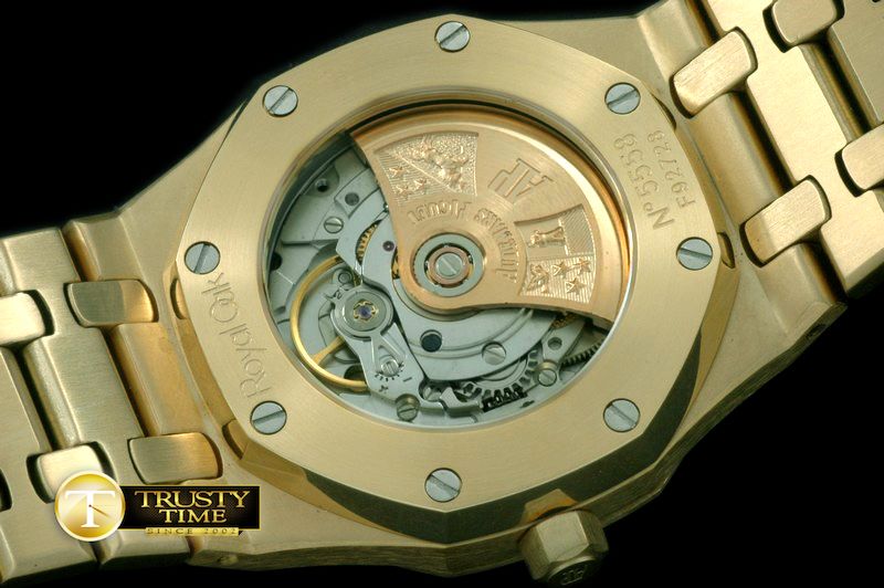 오데마피게 Royal Oak Jumbo Auto YG/YG Grey Swiss Eta 28242 -AP0216C