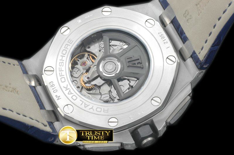 오데마피게 Royal Oak Chronograph SS/LE Blue A7750 Sec@12 -AP0218