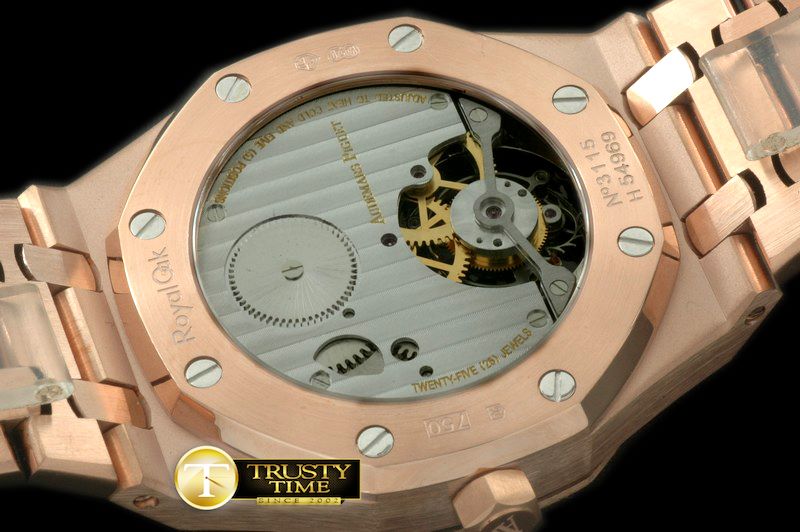 오데마피게 Royal Oak Tourbillon RG/RG Diam Grey Real Tourbillon -AP0226C
