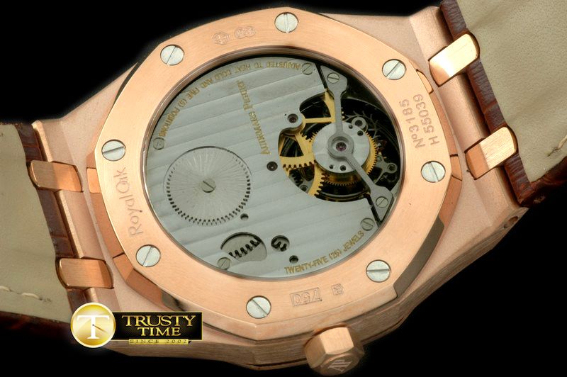 오데마피게 Royal Oak Tourbillon RG/LE White Real Tourbillon -AP0229A