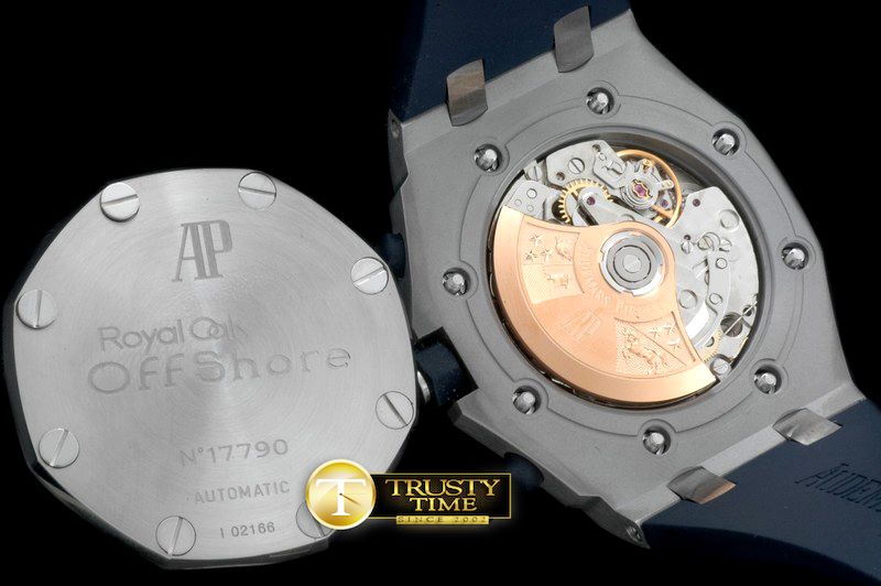 오데마피게 Royal Oak Chrono SS/RU Navy A7750 -AP0230