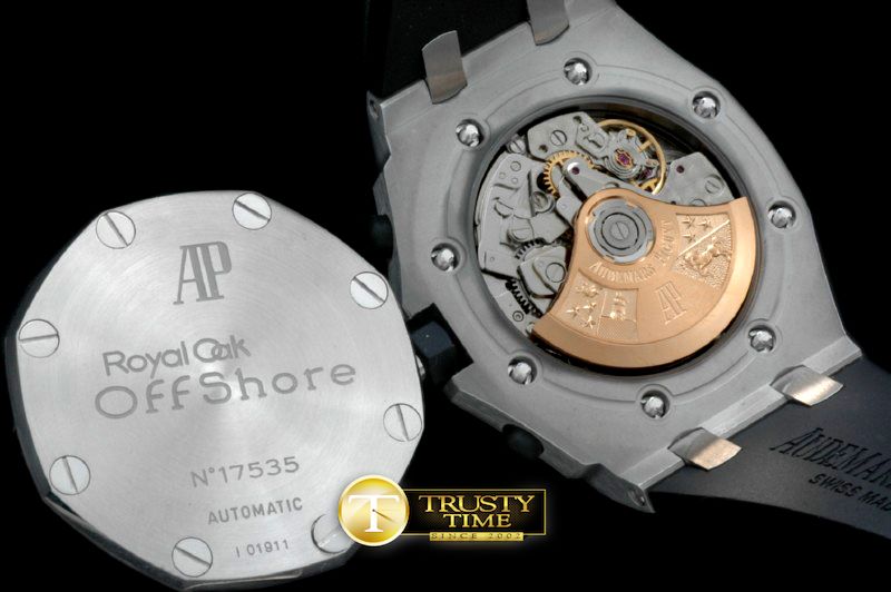 오데마피게 Royal Oak Chrono SS/RU Black RClad A7750 -AP0257