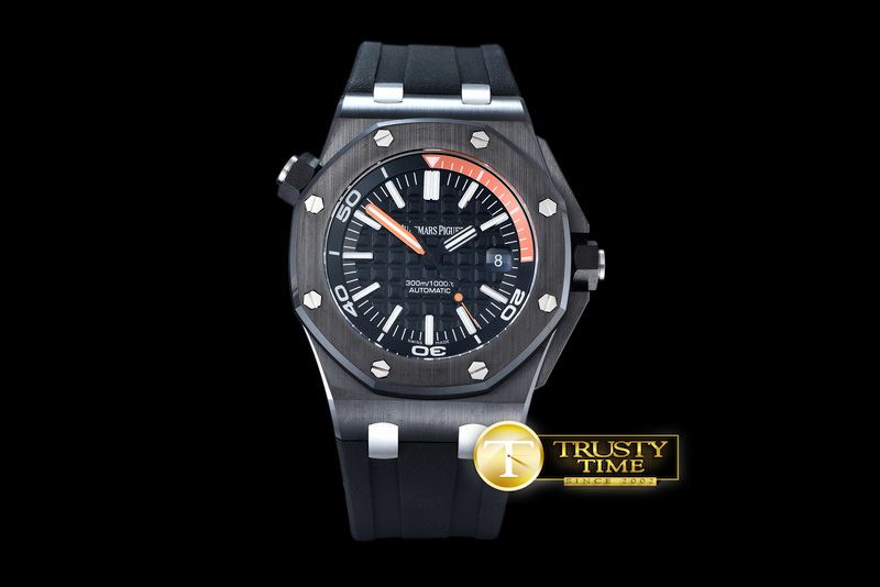 오데마피게 Royal Oak Diver Auto CER/RU V6F Black A2824/3120 -AP0336