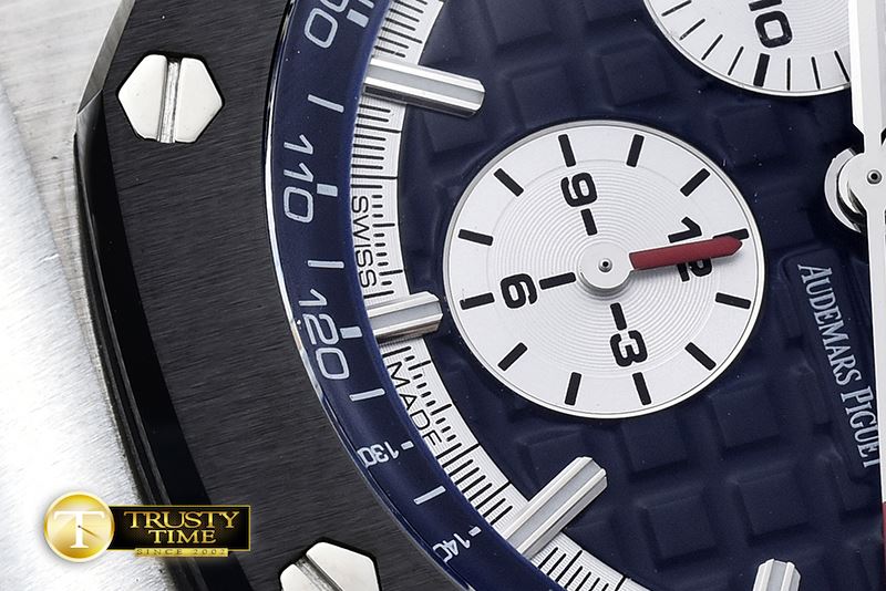 오데마피게 AP Royal Oak Chrono SS/RU Blue A3126Noob -AP0370A