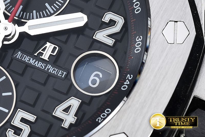 오데마피게 AP Royal Oak Chrono 26470 SS/SS Black A3126Noob -AP0374B