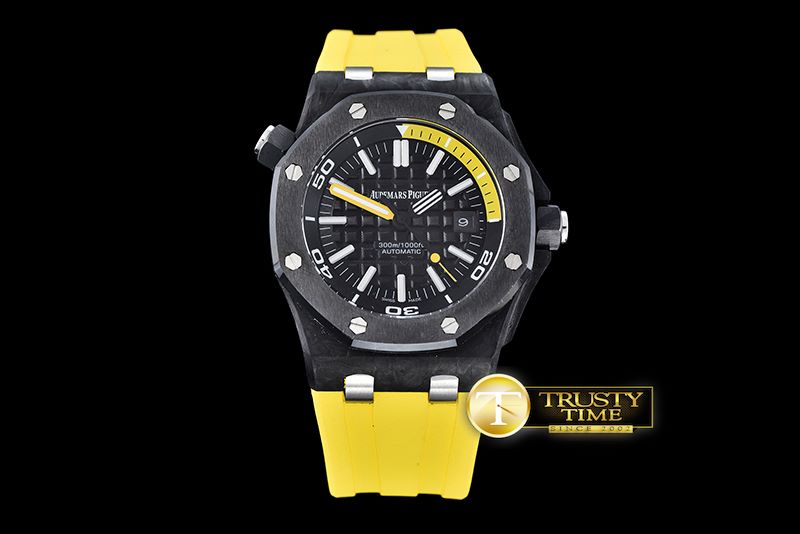 오데마피게 Royal Oak Diver FC/YRU Black/Yellow JHFA2813 Mod3120 -AP0378D