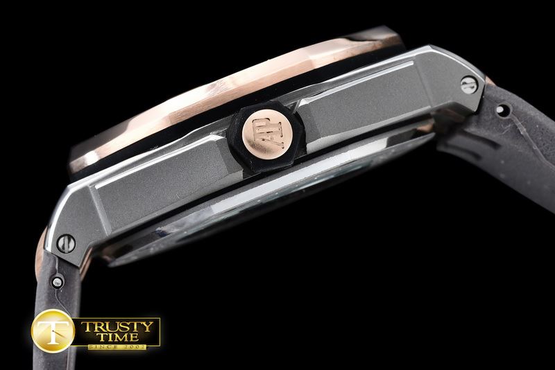 오데마피게 Royal Oak Diver SS/RU RG Bez Black JHF A2813 Mod3120 -AP0378I