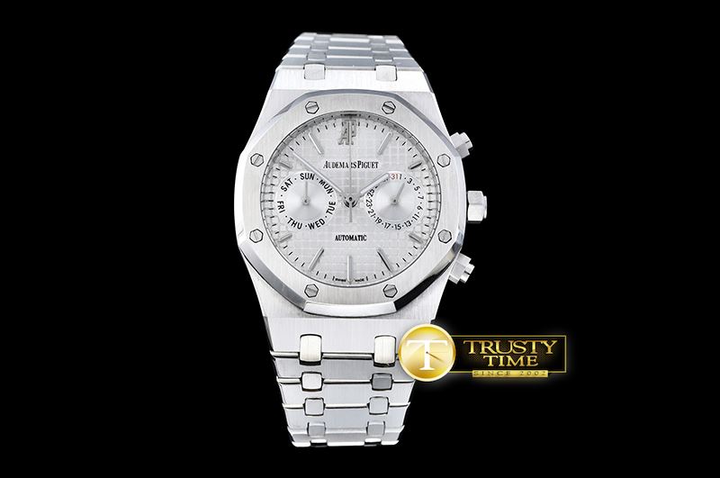 오데마피게 Royal Oak Calendar SS/SS White VK Quartz -AP0380B