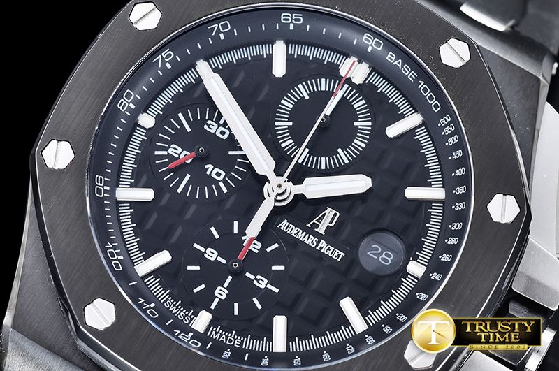 오데마피게 RO Offshore Novelty PVD/RU Black JHF A3126 Secs@9 -AP0381A