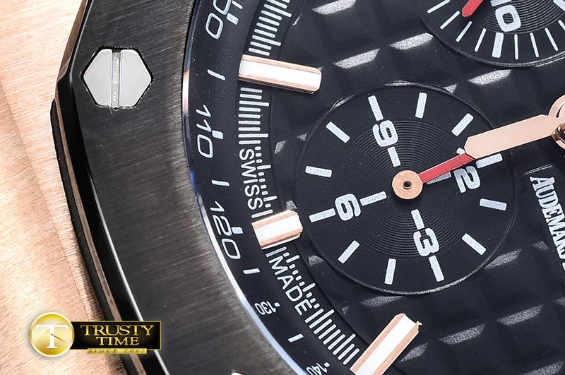 오데마피게 RO Offshore Novelty RG/RU Black JHF A3126 Secs@9 -AP0381D