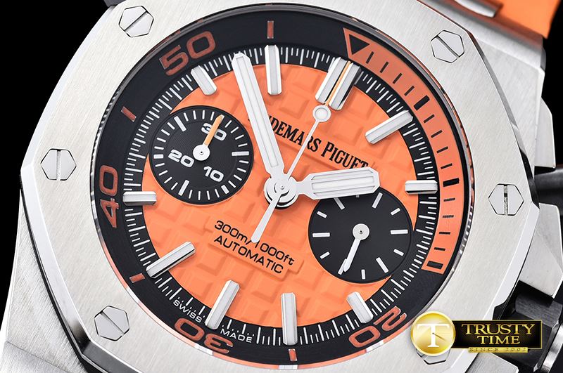 오데마피게 Royal Oak Offshore Diver Chrono SS/RU Org Noob A3126 -AP0388A