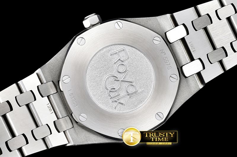 오데마피게 Royal Oak Ladies 33mm SS/SS Wht JF Swiss ETA Quartz -AP0393A