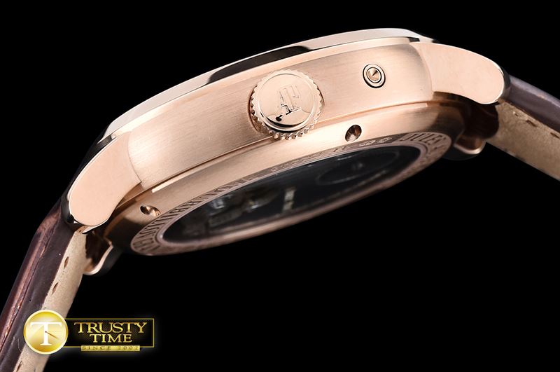 오데마피게 AP Jules Tourbillon Grande Date RG/LE BlkTourbillon -AP0400B