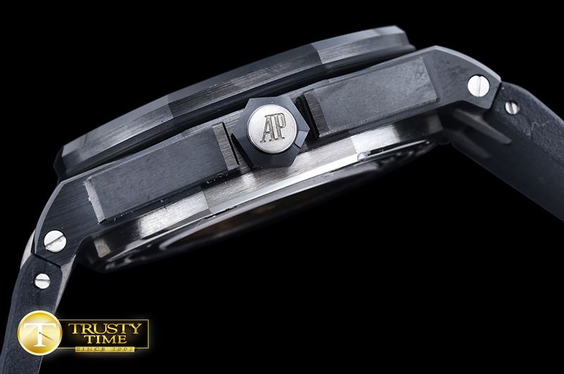 오데마피게 Royal Oak Diver Ceramic CER/RU Blk/Org Noob A2824 Mod -AP0408A