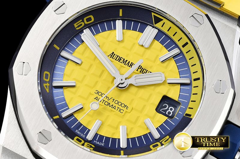 오데마피게 Royal Oak Diver SS/RU Yellow JF MY9015 Mod A3120 -AP0413A