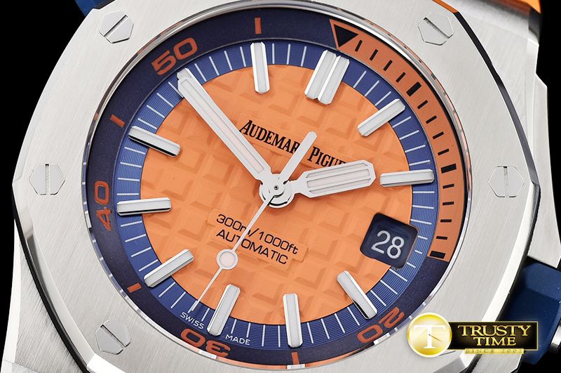 오데마피게 Royal Oak Diver SS/RU Orange JF MY9015 Mod A3120 -AP0413C