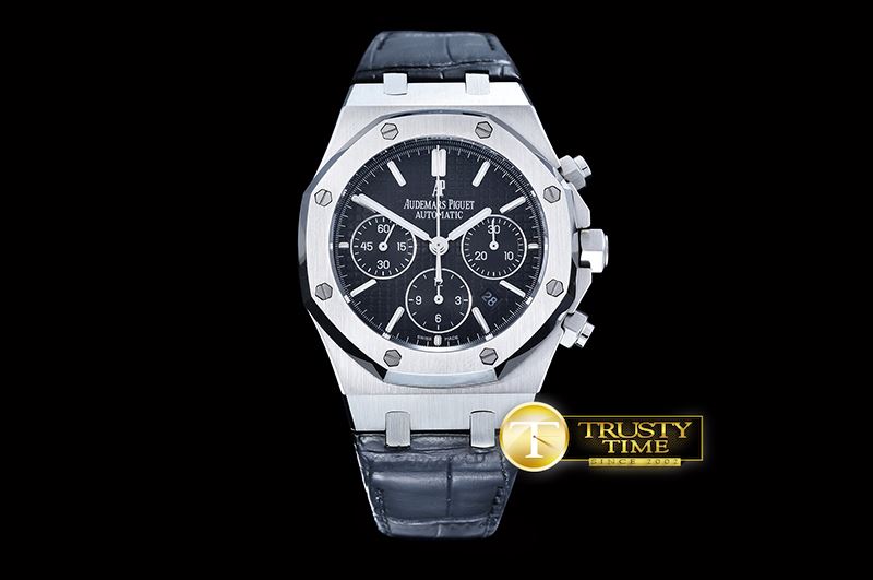 오데마피게 Royal Oak Chronograph 26320ST SS/LE Blk JHF A7750 -AP0415B