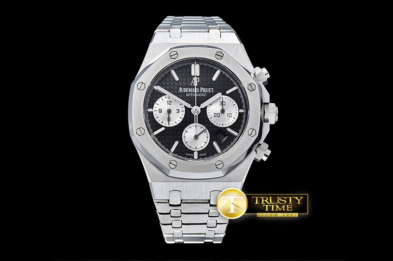 오데마피게 Royal Oak Chronograph 26320ST SS/SS Blk/Wht JHF A7750 -AP0416B