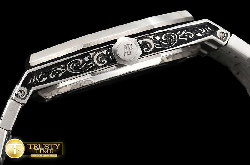 오데마피게 Royal Oak Ref.15400 Custom SS/SS Blue Jap 821A Mod -AP0493E