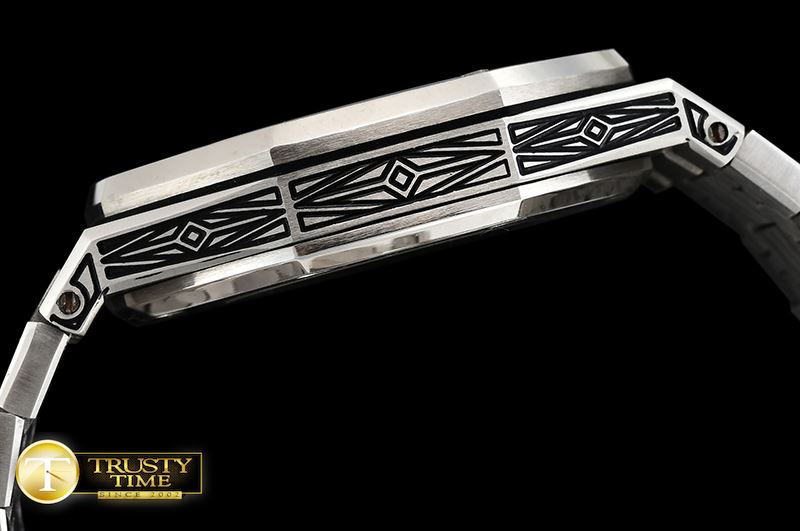 오데마피게 Royal Oak Ref.15400 Custom V2 SS/SS Grey Jap 821A Mod -AP0494C