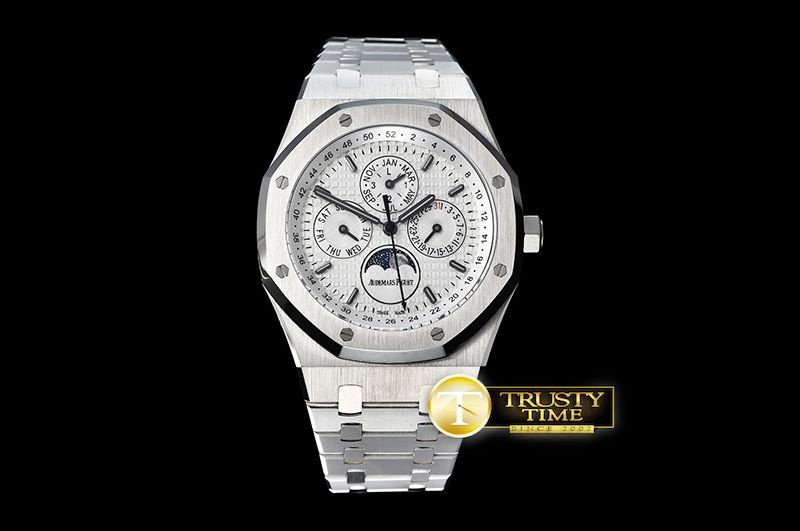 오데마피게 Royal Oak Perpetual Calendar 26574 SS/SS White JF A5134 -AP0496