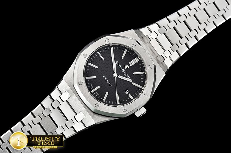 오데마피게 Royal Oak 15400 SS/SS Black JF V3 MY9015 Mod 3120 -AP0503A