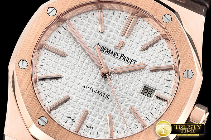 오데마피게 Royal Oak 15400 Wrapped RG/LE2 White BP MY9015 Mod 3120 -AP0514C