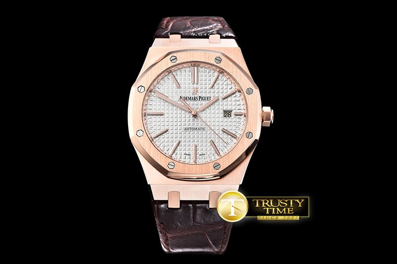 오데마피게 Royal Oak 15400 Wrapped RG/LE2 White BP MY9015 Mod 3120 -AP0514C