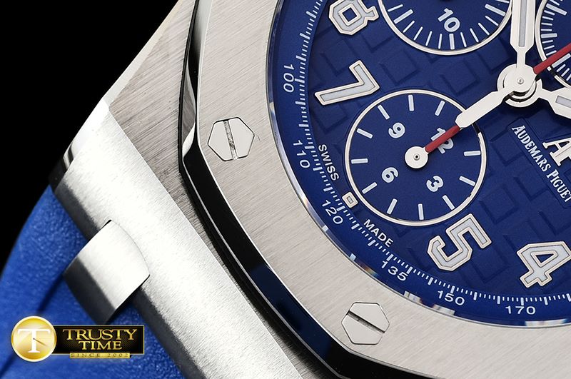 오데마피게 Royal Oak Offshore 2018 SIHH Indigo Blue SS/RU JF A3126 -AP0529