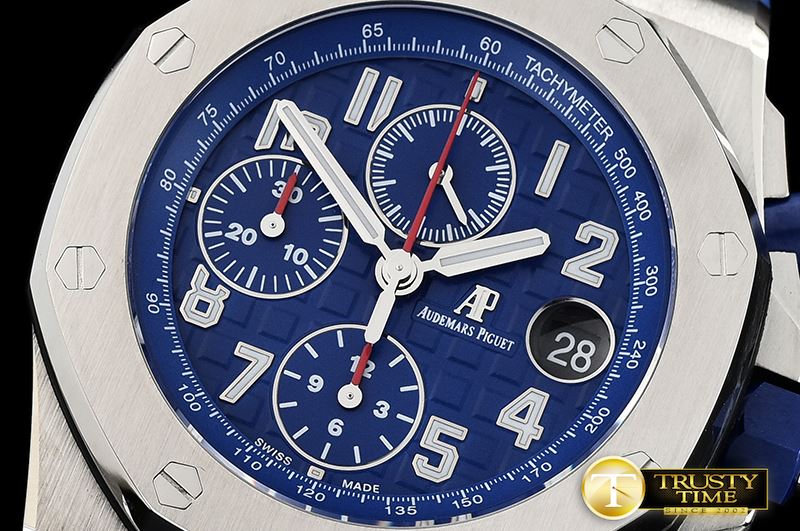 오데마피게 Royal Oak Offshore 2018 SIHH Indigo Blue SS/RU JF A3126 -AP0529