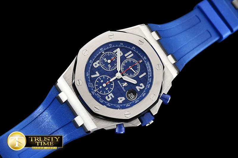 오데마피게 Royal Oak Offshore 2018 SIHH Indigo Blue SS/RU JF A3126 -AP0529