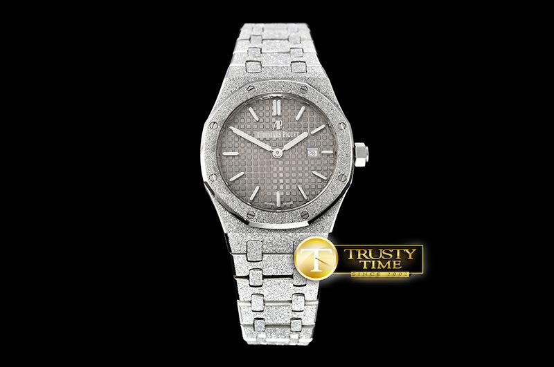 오데마피게 AP Royal Oak 33mm Frosted SS/SS Grey JHF V2 Swiss Qtz -AP0530A