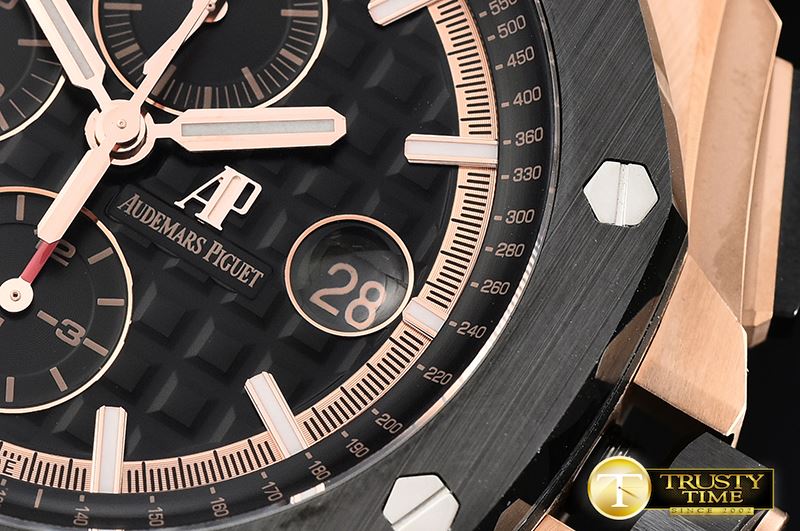 오데마피게 Royal Oak Offshore Novelty CER/RG/RU Blk JF V2 A3126 -AP0535B