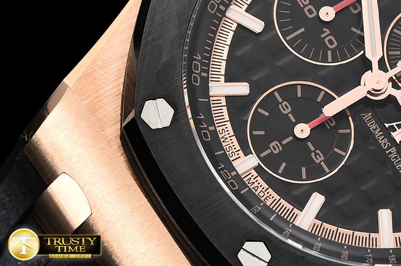 오데마피게 Royal Oak Offshore Novelty CER/RG/RU Blk JF V2 A3126 -AP0535B