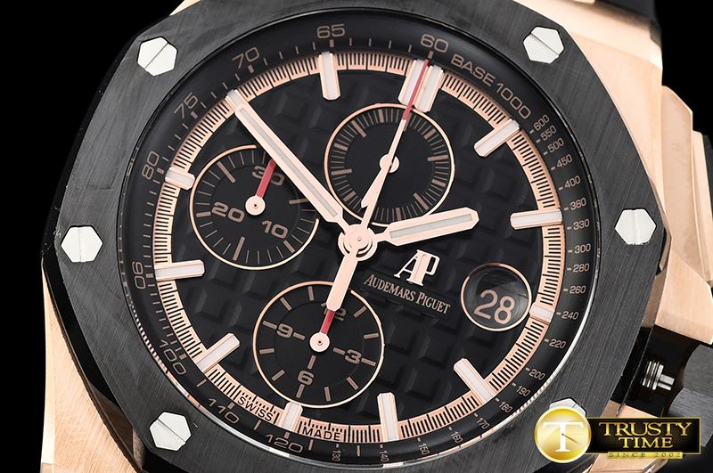 오데마피게 Royal Oak Offshore Novelty CER/RG/RU Blk JF V2 A3126 -AP0535B