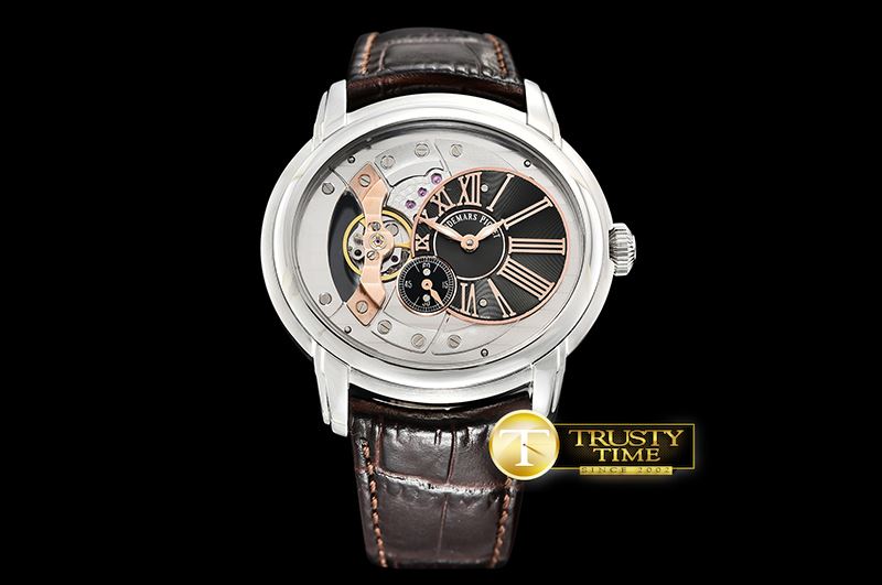 오데마피게 Millenary Ref. 15350 SS/LE Black V9F Asia 23J Mod -AP0543A