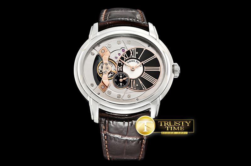 오데마피게 Millenary Ref. 15350 SS/LE Blk/Wht V9F Asia 23J Mod -AP0543B