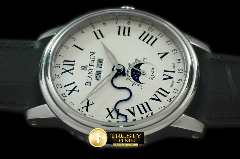 블랑팡 Lemans Calendar SS/LE White Asian 2813 -BLP013A