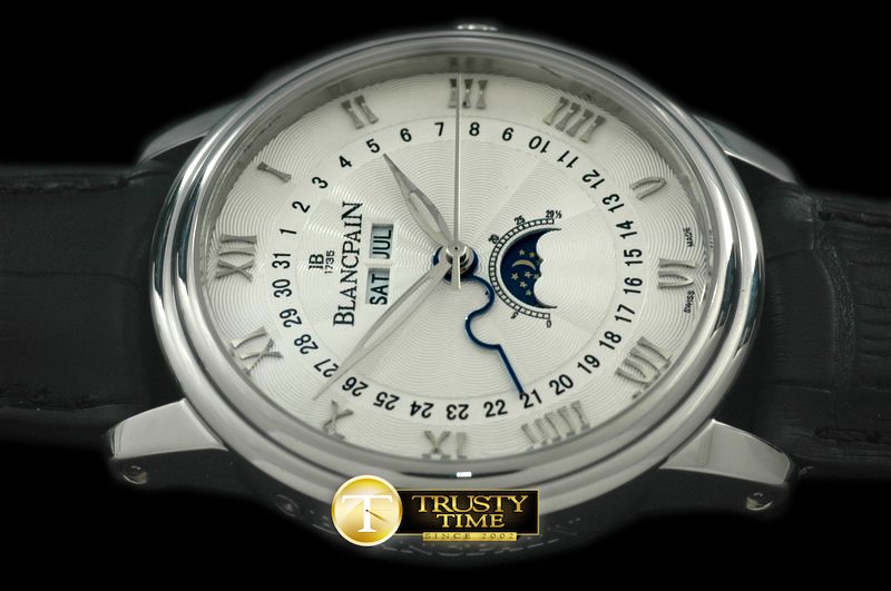 블랑팡 Lemans Calendar SS/LE White Asian 2813 -BLP013C
