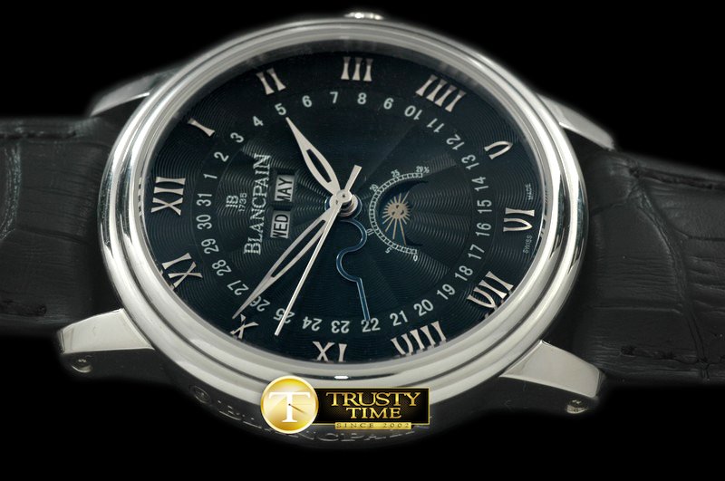 블랑팡 Lemans Calendar SS/LE Black Asian 2813 -BLP013D