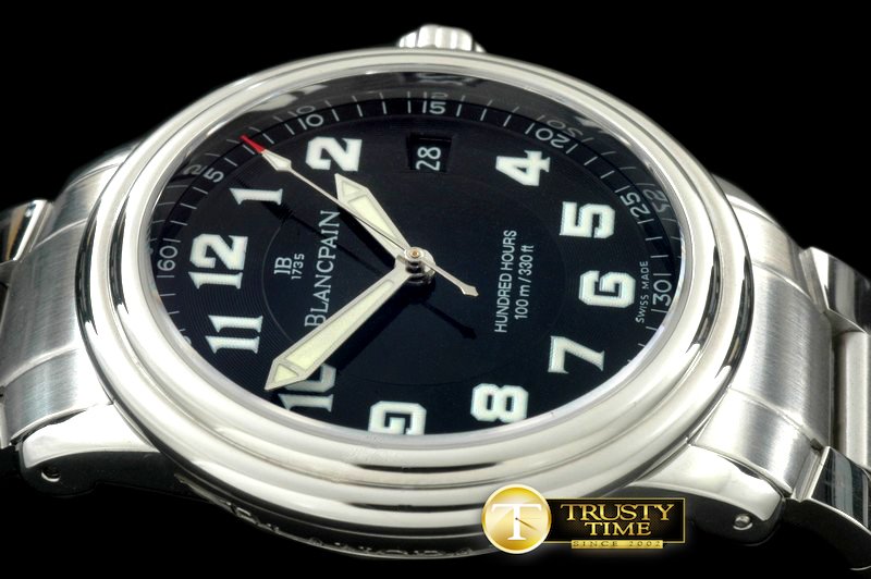 블랑팡 100 Hours SS/SS Black Miyota 9015 -BLP021