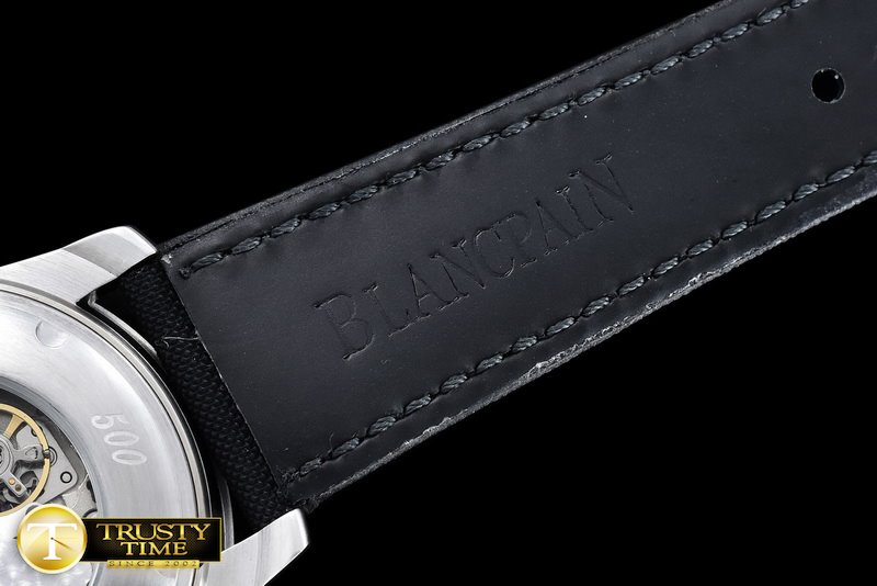 블랑팡 500 Fathoms SS/LE White Dial Num MY9015 -BLP024C